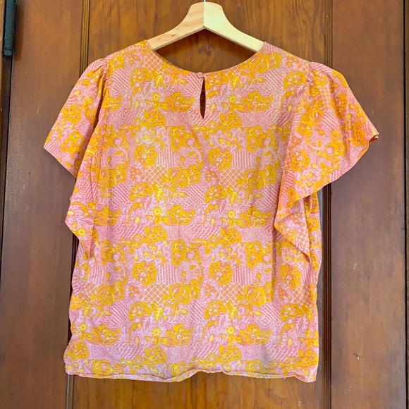 Uniqlo Batik Print Blouse - Picture 2 of 3